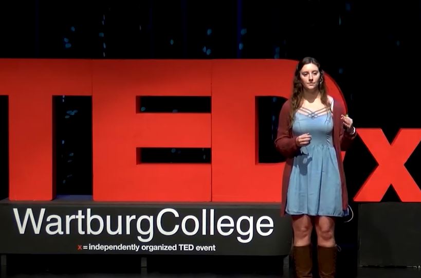 VIDEO: TEDX AT WARTBURG ⁠— THIRD-YEAR STUDENT STRAUSE SHARES ABOUT MENTAL HEALTH